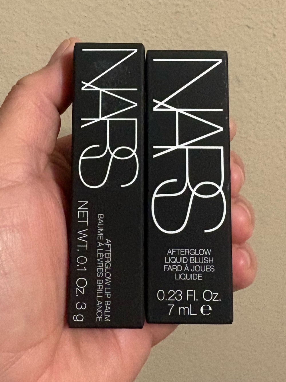 NARS Afterglow Liquid Blush & Afterglow Lip Balm Duo - ORGASM 777 &ORGASM New.